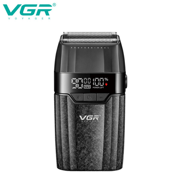 Електробритва шейвер подвійне лезо 9000 RPM LED дисплей VGR V-640S
