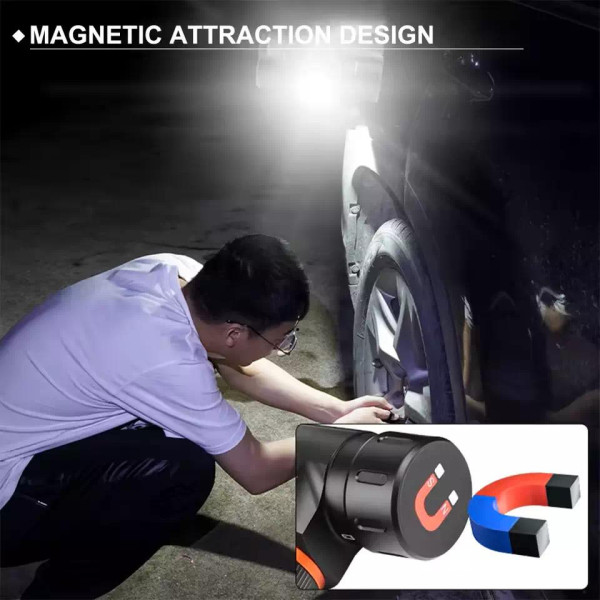 Ліхтар 1x16340 ЗУ Type-C магніт Box 5846-XPG