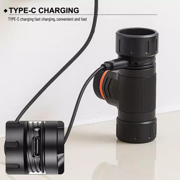 Ліхтар 1x16340 ЗУ Type-C магніт Box 5846-XPG