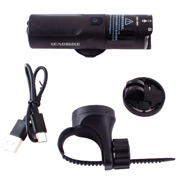 Велофара потужна 800LM 2500mAh водонепроникне блокування від дітей Li-Ion акумулятор ЗУ Type-C LEADBIKE M03-OSRAM