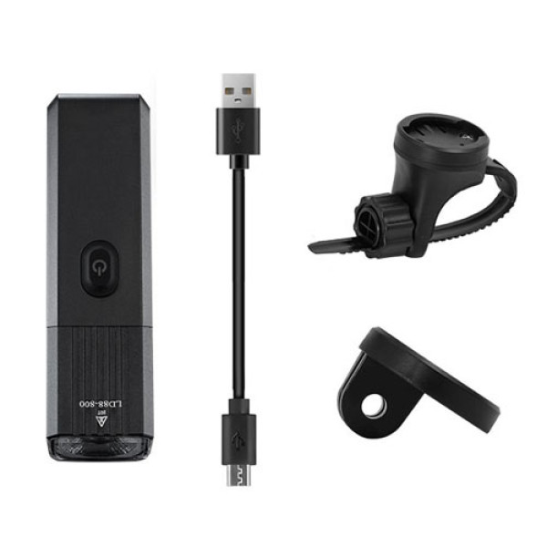 Велофара потужна 400LM 2000mAh водонепроникне блокування від дітей Li-Ion акумулятор ЗУ Type-C LEADBIKE LD88-OSRAM