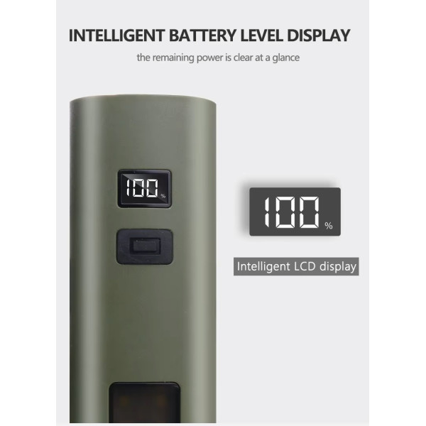 Велофара Z818-2x3W+COB(white+red), power bank, Li-Ion акум., ЗУType-C