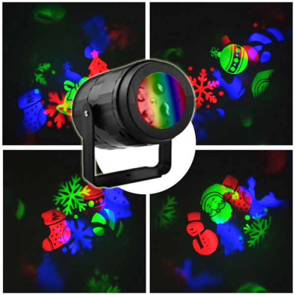 Світлодіодний лазерний проектор 886-4, чотири кольори