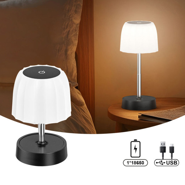 Ліхтар 1x18650 Type-C акумуляторна лампа Box 329C-12SMD