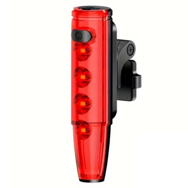 Велоліхтар із лазерною розміткою водонепроникний Li-Ion акумулятор ЗУ Type-C LEADBIKE LD77-LS-4LED