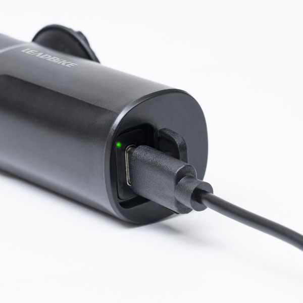 Велофара потужна 400LM 2000mAh водонепроникне блокування від дітей Li-Ion акумулятор ЗУ Type-C LEADBIKE M02-OSRAM