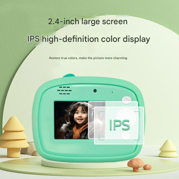 Дитячий фотоапарат миттєвого друку Green Dinosaur D1-A