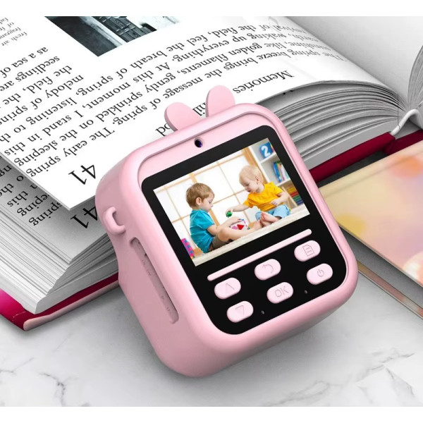 Дитячий фотоапарат миттєвого друку Pink Rabbit S11
