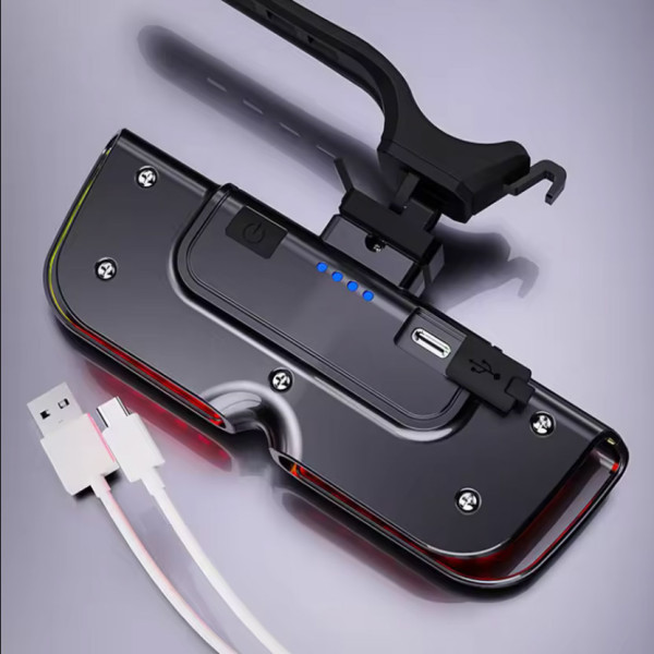 Велоліхтар із покажчиком поворотів червоний жовтий водонепроникний ЗУ Type-C Li-Ion акумулятор пульт керування XA-817