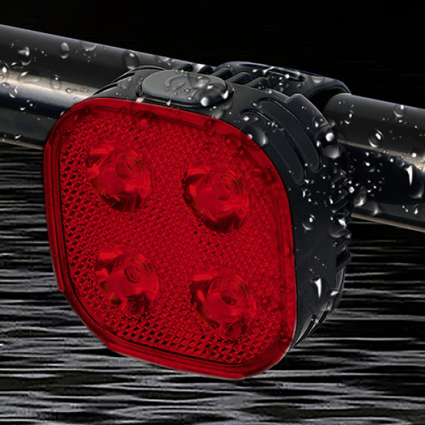 Велоліхтар водонепроникний Li-Ion акумулятор ЗУ Type-C FY-328-4LED