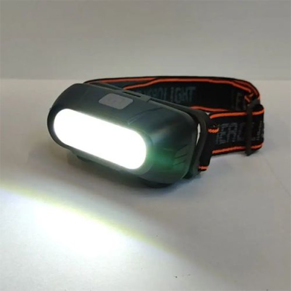 Ліхтар налобний KX-213-COB, 1x18650, ЗУ Type-C, Box