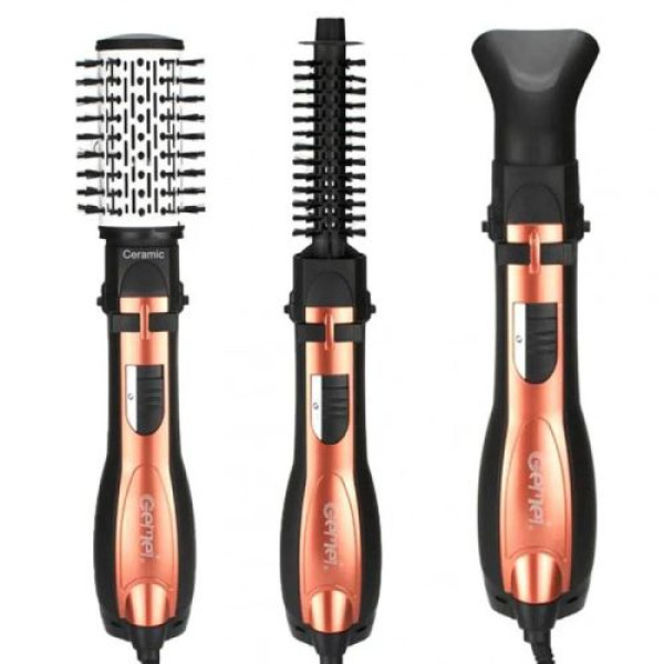 Набір фен-щітка стайлер 4 в 1 4 насадки GEEMY GM-4828