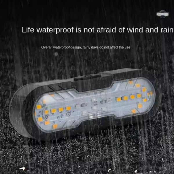 Велоліхтар стоп червоний жовтий із сигналом повороту ЗУ Type-C Li-Ion акумулятор CYGM-2229