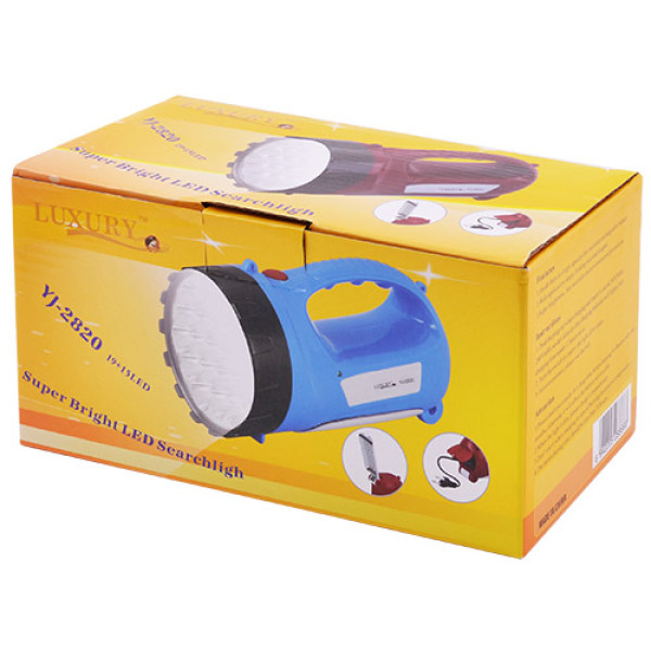 Ліхтар переносний Luxury 2820 TP, 19+15LED, вбуд. акумулятор, ЗУ 220V