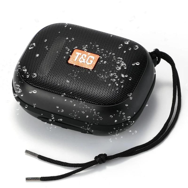 Bluetooth колонка IPX7 радіо speakerphone чорна TG394