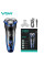 Роторна електробритва висувний триммер IPX6 LED дисплей VGR V-387