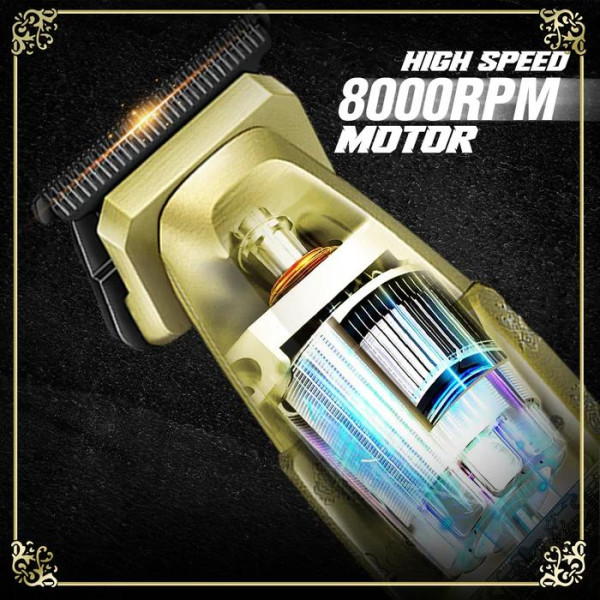 Тример акумуляторний 4 насадки 1600 mAh LED дисплей 8000 RPM VGR V-265