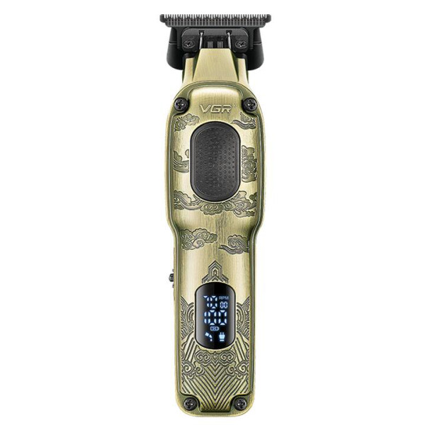 Тример акумуляторний 4 насадки LED дисплей 7000 RPM VGR V-954