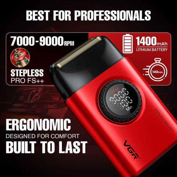 Комплект для стрижки 2 в 1 тример і шейвер VGR V-977&V-377 Red