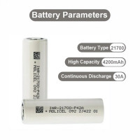 Аккумулятор 21700-P42A Molicel 4200mAh 30A