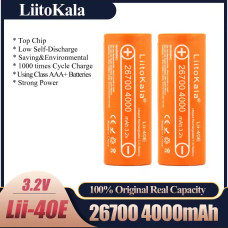 Акумулятор 26700 LiitoKala Lii-40E 3.2V 4000mAh ОРИГІНАЛ