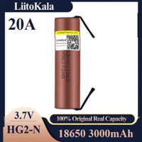 Акумулятор 18650 високострумовий LiitoKala HG2-N 3000mAh під паяння ОРИГІНАЛ