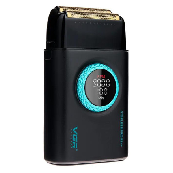 Електробритва VGR V-377 шейвер, подвійне лезо, регулювання потужності 7000-9000 RPM, LED display