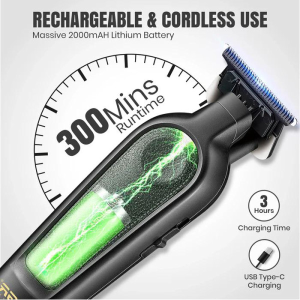 Тример акумуляторний 4 насадки 7000 RPM VGR V-995