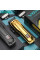 Машинка для стрижки акумуляторна 8 насадок 9000 RPM 2500 mAh LED дисплей золотиста VGR V-195