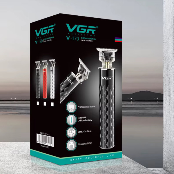 Тример акумуляторний 4 насадки IPX5 VGR V-170