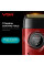 Комплект для стрижки 4 в 1 машинка триммер електробритва та фен VGR STEPLERSS PRO 4 IN 1 Red