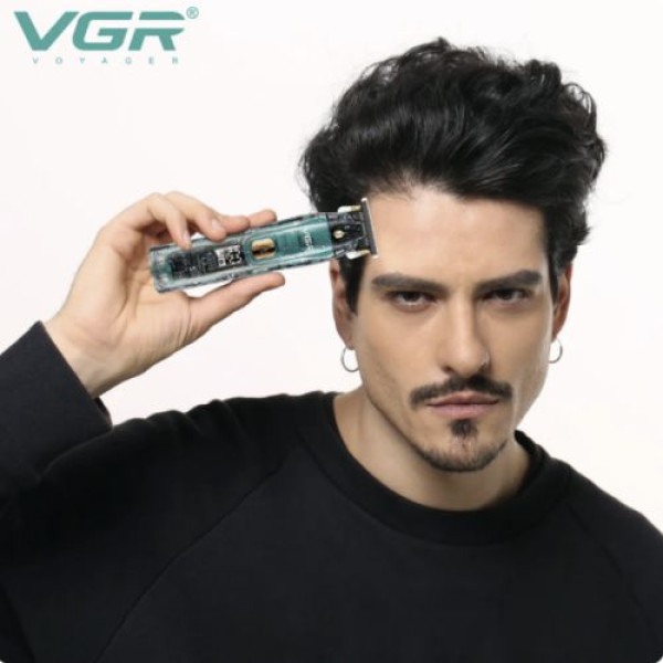 Тример акумуляторний Professional 4 насадки LED дисплей VGR V-961