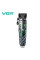 Машинка для стрижки акумуляторна 6 насадок 9000 RPM 2500 mAh LED дисплей червона VGR V-279