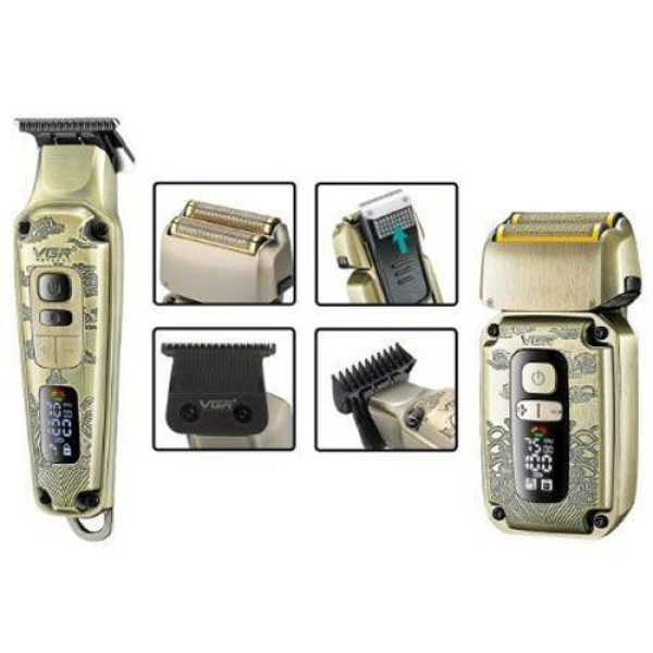 Комплект для стрижки 2 в 1 тример і шейвер VGR V-641