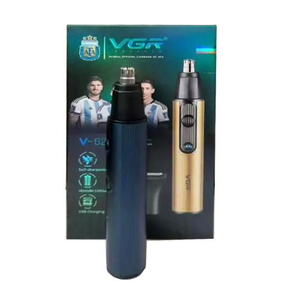 Тример 2 в 1 для носа та волосся акумуляторний синій VGR V-626