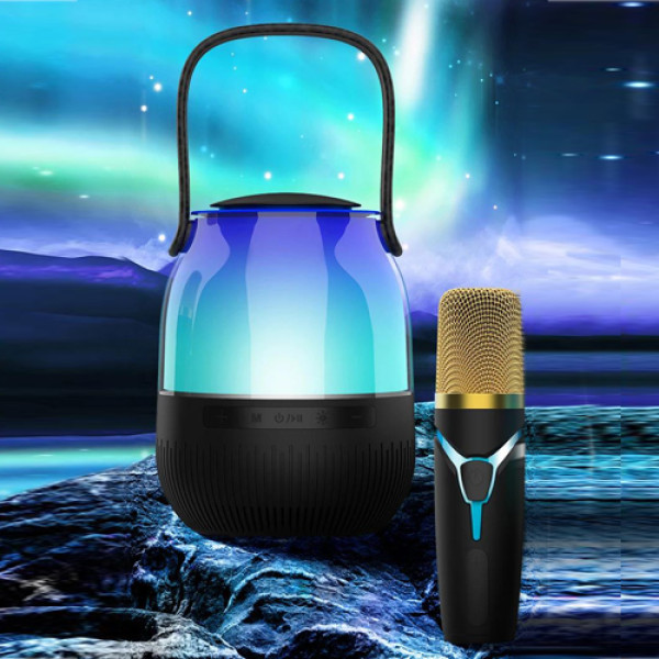 Bluetooth колонка з мікрофоном speakerphone RGB підсвічування XM-A68