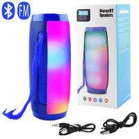 Bluetooth колонка радіо speakerphone з підсвічуванням синій TG157
