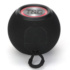Bluetooth колонка радіо speakerphone RGB підсвічування чорне TG337