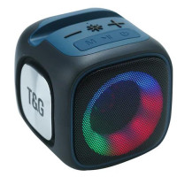 Bluetooth колонка радио speakerphone RGB подсветка черная TG359