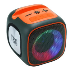 Bluetooth колонка radio speakerphone RGB підсвічування зелене TG359