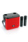 Bluetooth колонка 2 мікрофона ліхтар радіо speakerphone червона TG545DK