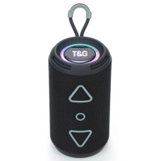 Bluetooth колонка радіо speakerphone RGB підсвічування чорне TG656