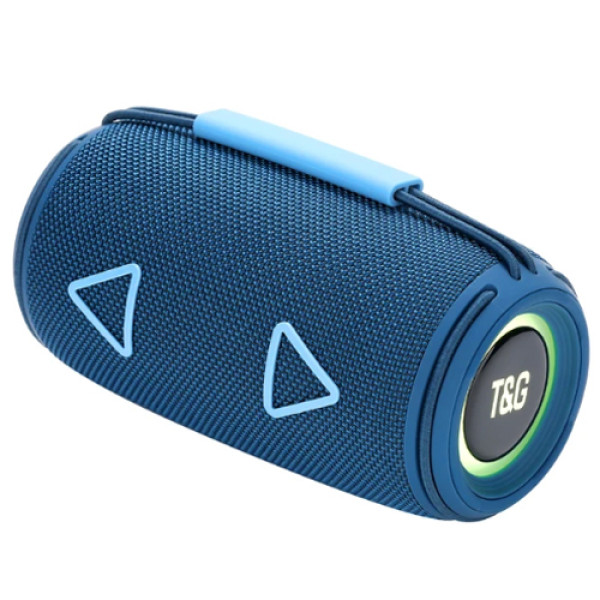 Bluetooth колонка радіо speakerphone RGB підсвічування синє TG657