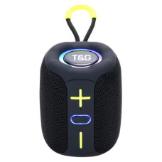 Bluetooth колонка радіо speakerphone RGB підсвічування чорне TG658