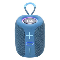 Bluetooth колонка радіо speakerphone RGB підсвічування синє TG658