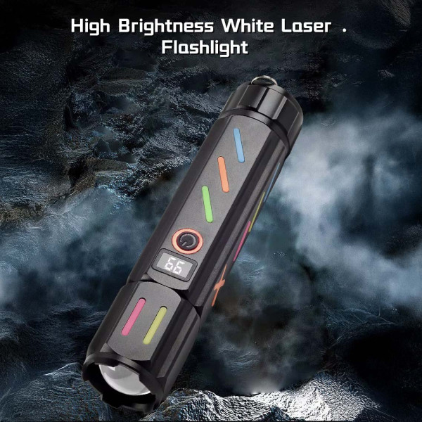 Ліхтар 1x18650 Power Bank Type-C білий лазер zoom Box NIGHT VISION FLUORESCENCE 530