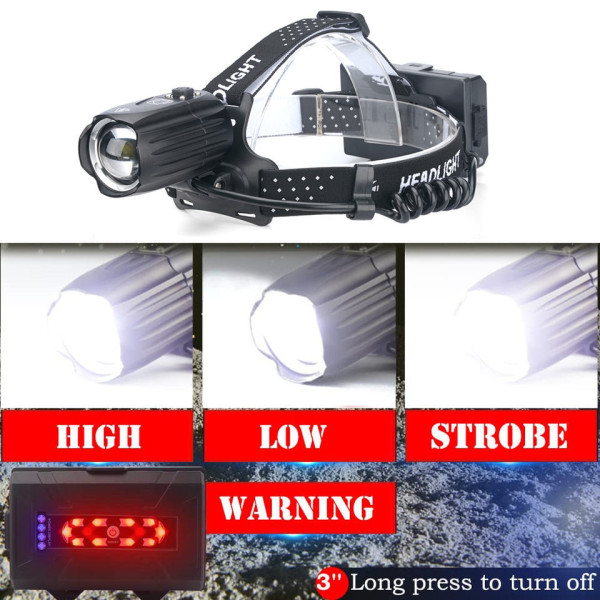 Ліхтар 3x18650 Power Bank Type-C zoom Box BL-T35-P160