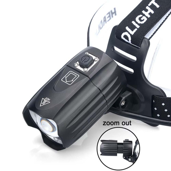 Ліхтар 3x18650 Power Bank Type-C zoom Box BL-T35-P160