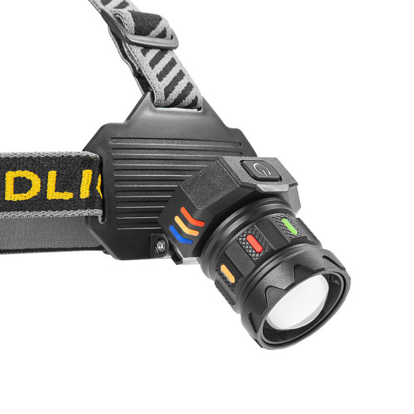 Ліхтар 3x18650 Type-C потужний zoom Box BL-T701A-TG