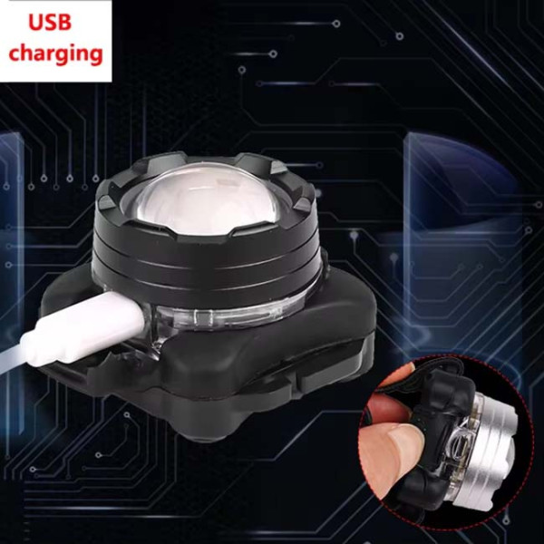 Ліхтар Li-Ion акум ЗУ Type-C white+red Box BL-F006-COB
